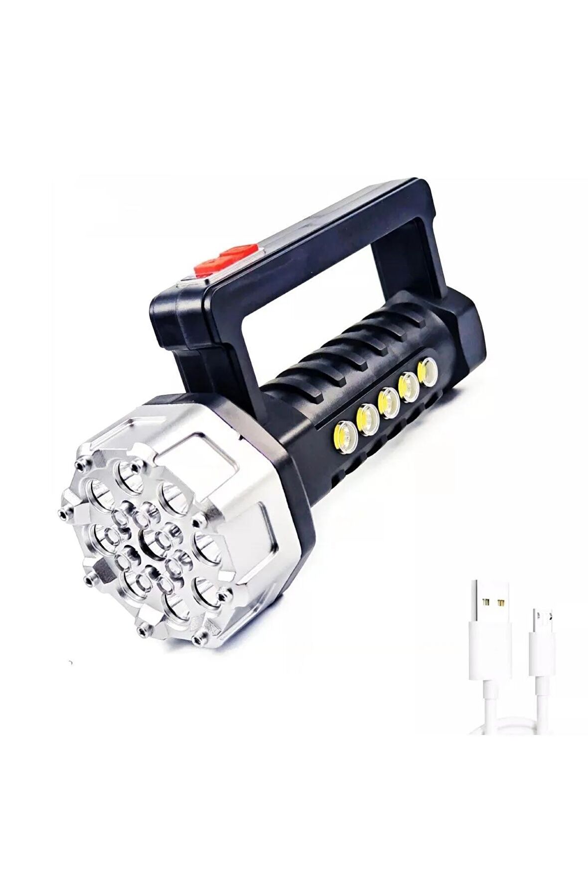 Yüksek Performanslı El Feneri - 17 LED ve 10 Saat Pil Ömrü