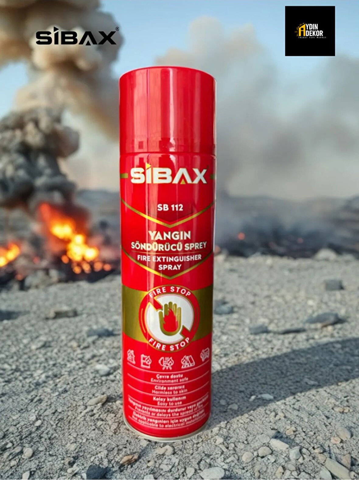 Yangın Söndürme Spreyi Yangın Söndürücü Sprey 600ml