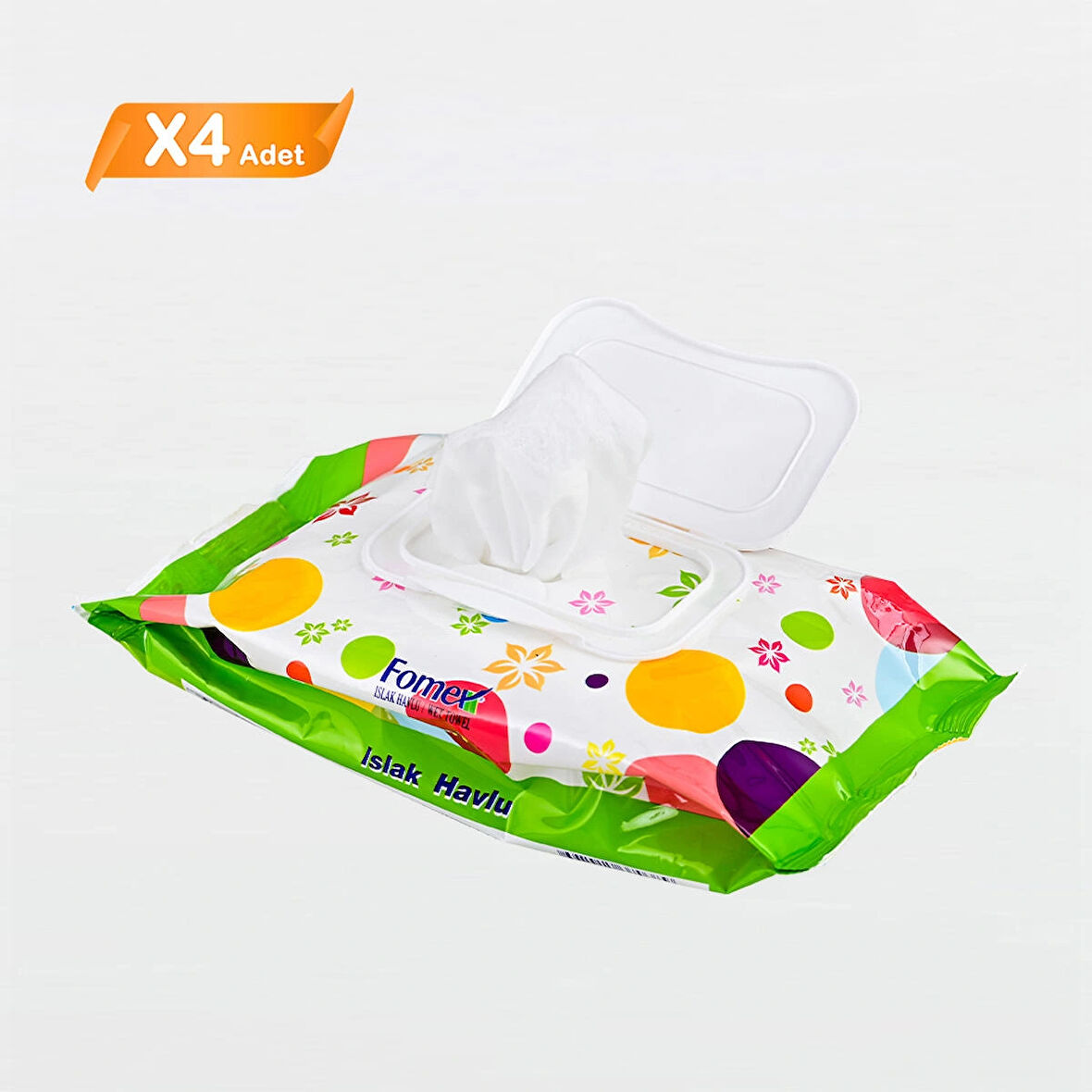 Fomex Islak Mendil 72 Yaprak 4 Adet