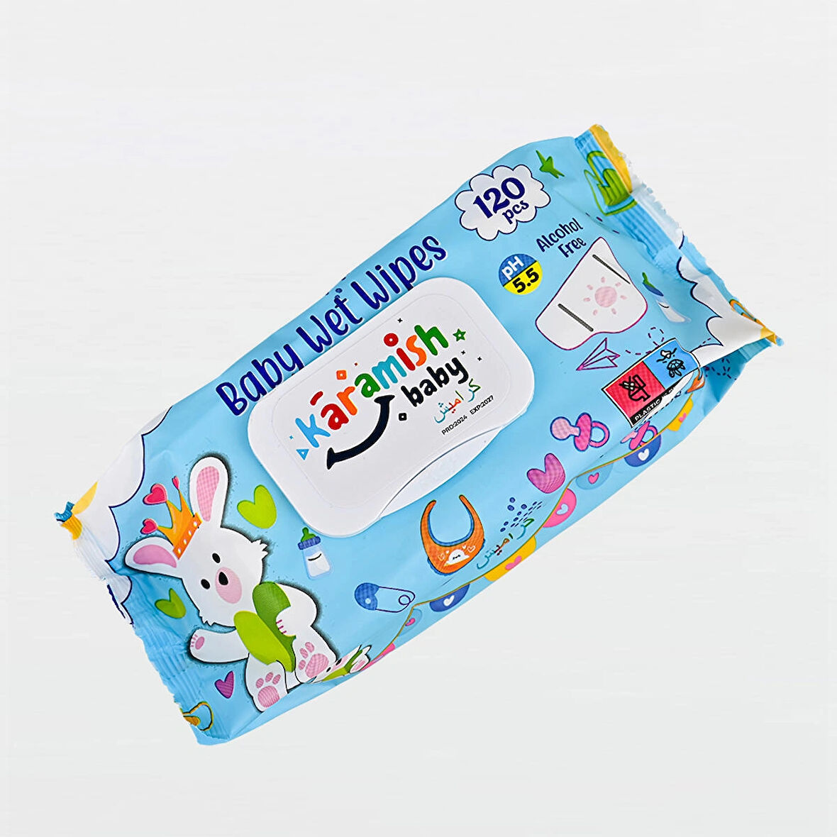 Karamish Baby Islak Mendil 120 Li 4 Adet