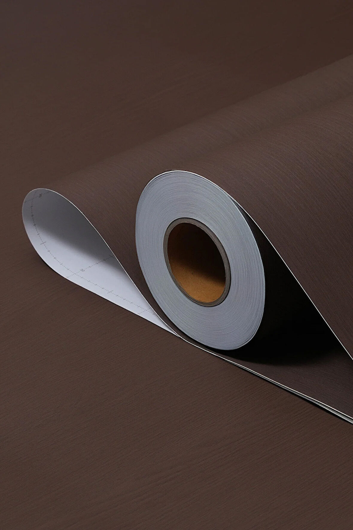 Yapışkanlı Folyo - Minimal Ahşap Ceviz Kaplama Kağıdı - Mobilya Duvar Kapı - 120cm Genişlik - MW757
