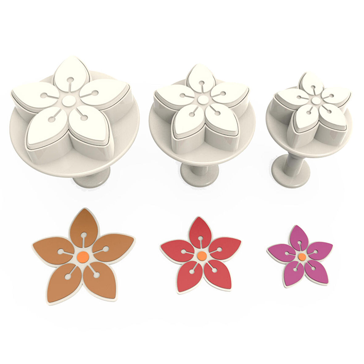 5 Yapraklı Çiçek Enjektör Set