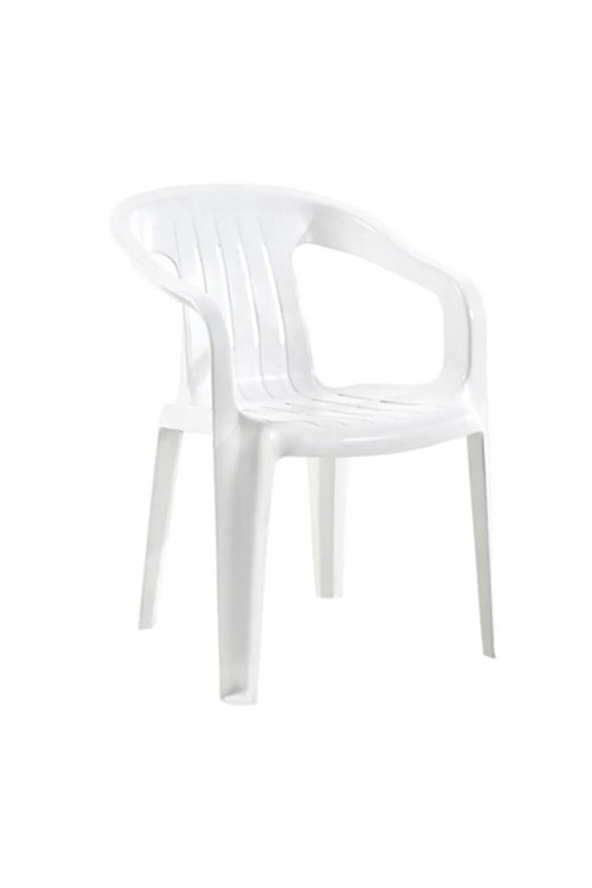 Elit Koltuk - Plastik Bahçe Balkon Koltuğu - Beyaz