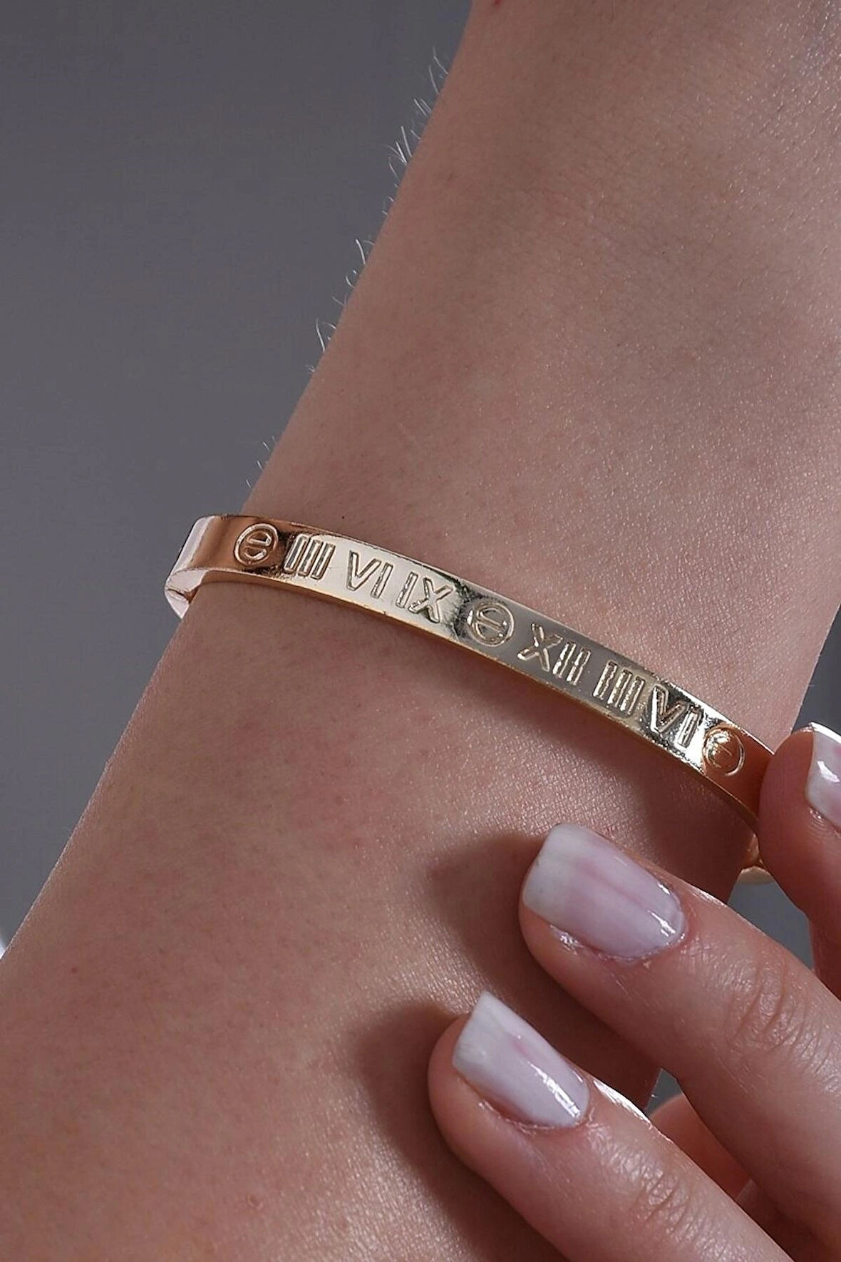 ALTIN KAPLAMA ÇELİK BİLEKLİK