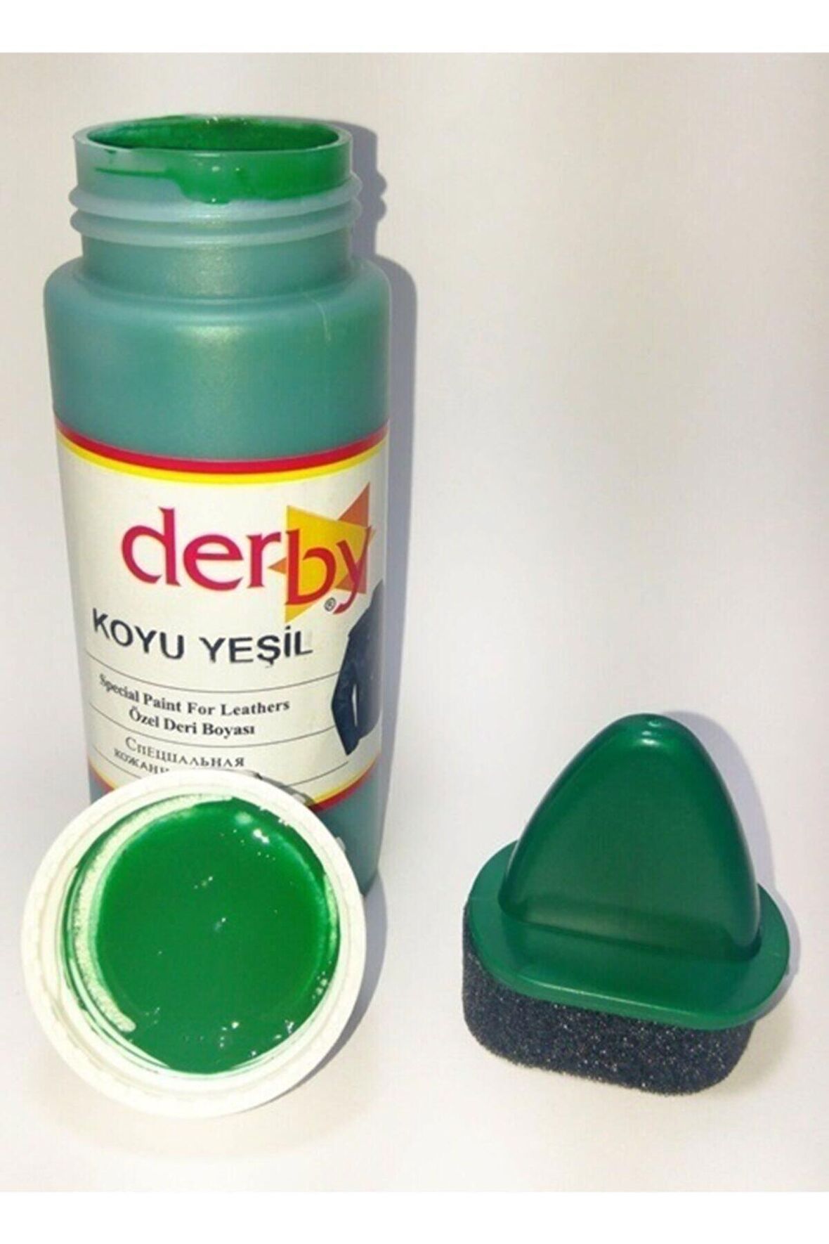 Mont Direksiyon Koltuk Deri Boyası 100ml, K.yeşil