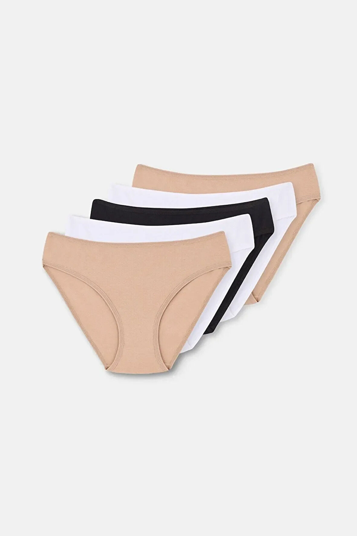 Karışık 5'li Klasik Kadın Slip Külot