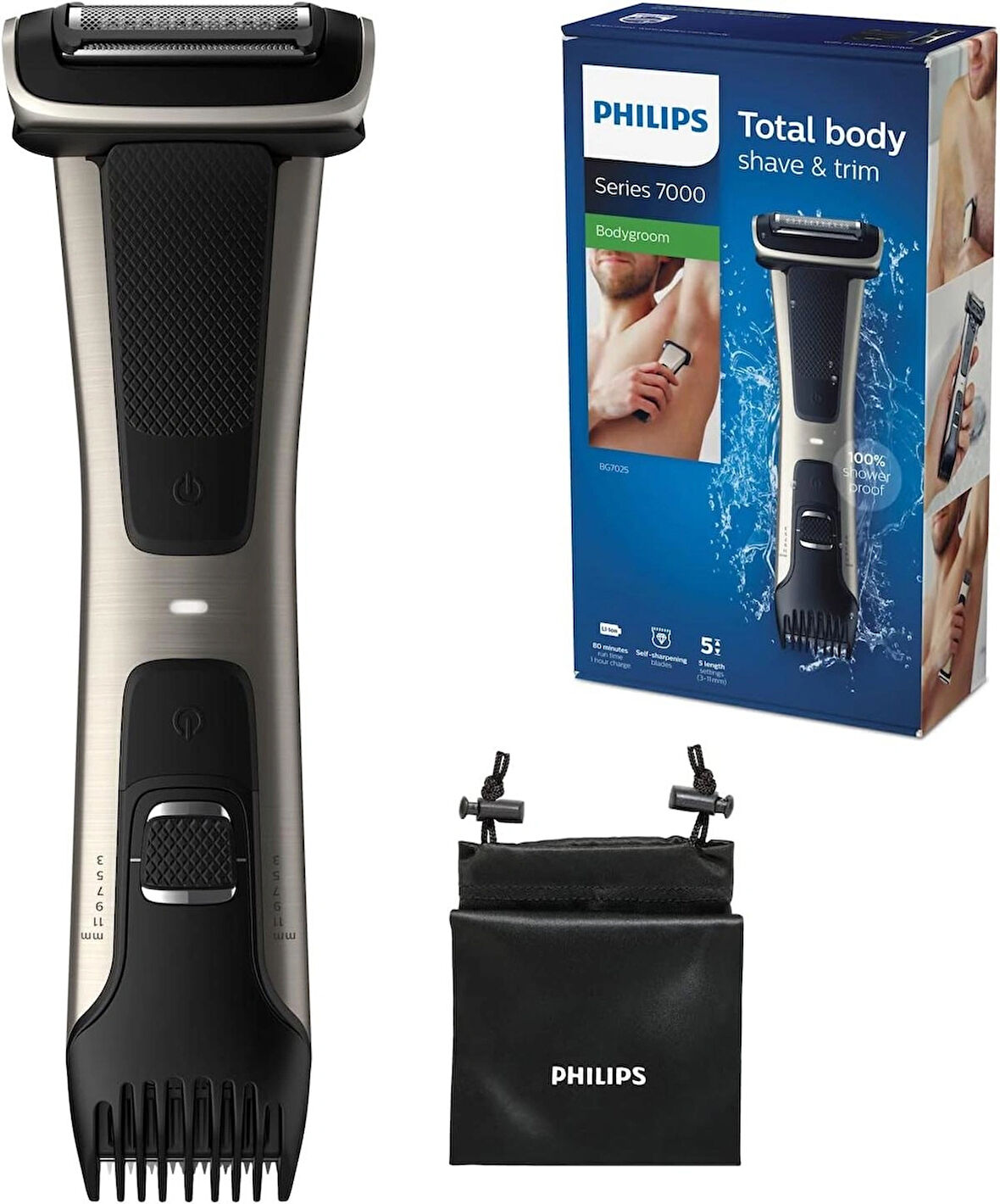 Philips BG7025/15 Bodygroom Series 7000 Tıraş makinesi