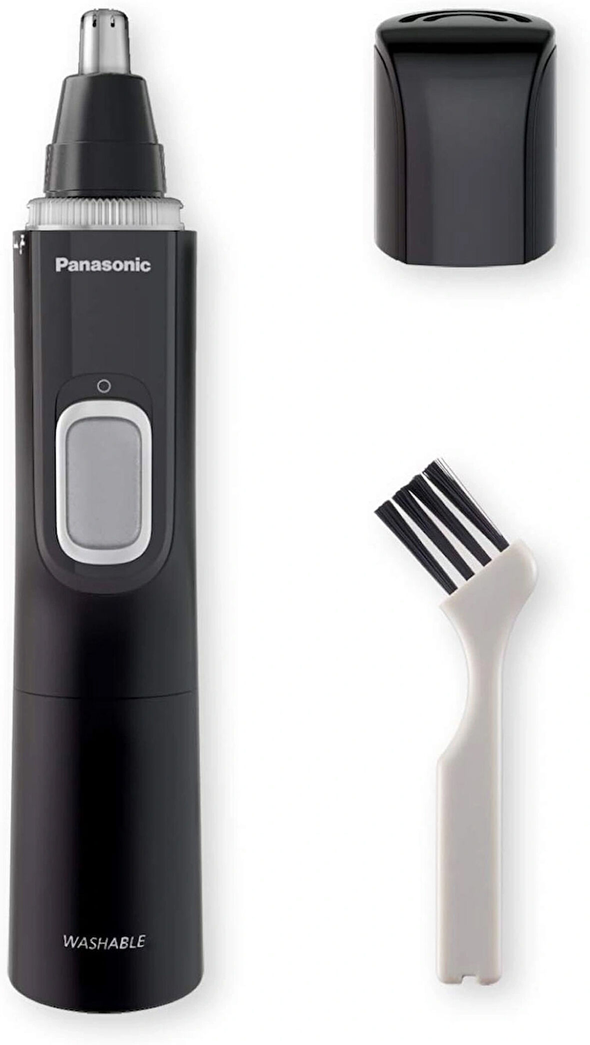 Panasonic Er-Gn300K503 kuru ve ıslak burun için kaş kesme makinesi, siyah, 3,8 x 3,4 x 16,4 cm, erkekler için