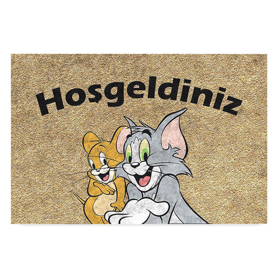 Monnhein Kedi Köpek Komik Tasarımlı Dekoratif Kapı önü Paspas, Dış Mekan/Ev İçi/Banyo/Mutfak/Yatak Odası/Giriş Paspasları