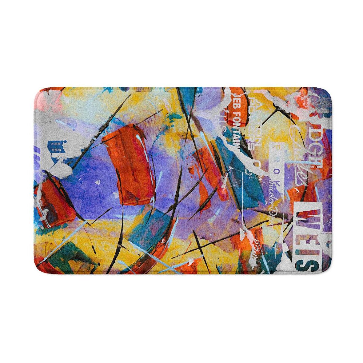Monnhein  Mikrofiber Banyo Paspası, Kaymaz Taban, Makinede Yıkanabilir, Banyo Halısı
