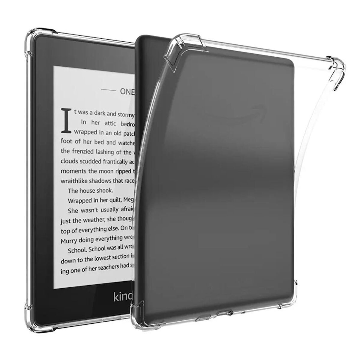 Amazon Kindle 6.8'' Paperwhite 5 E Kitap Okuyucu Şeffaf Silikon Kılıf