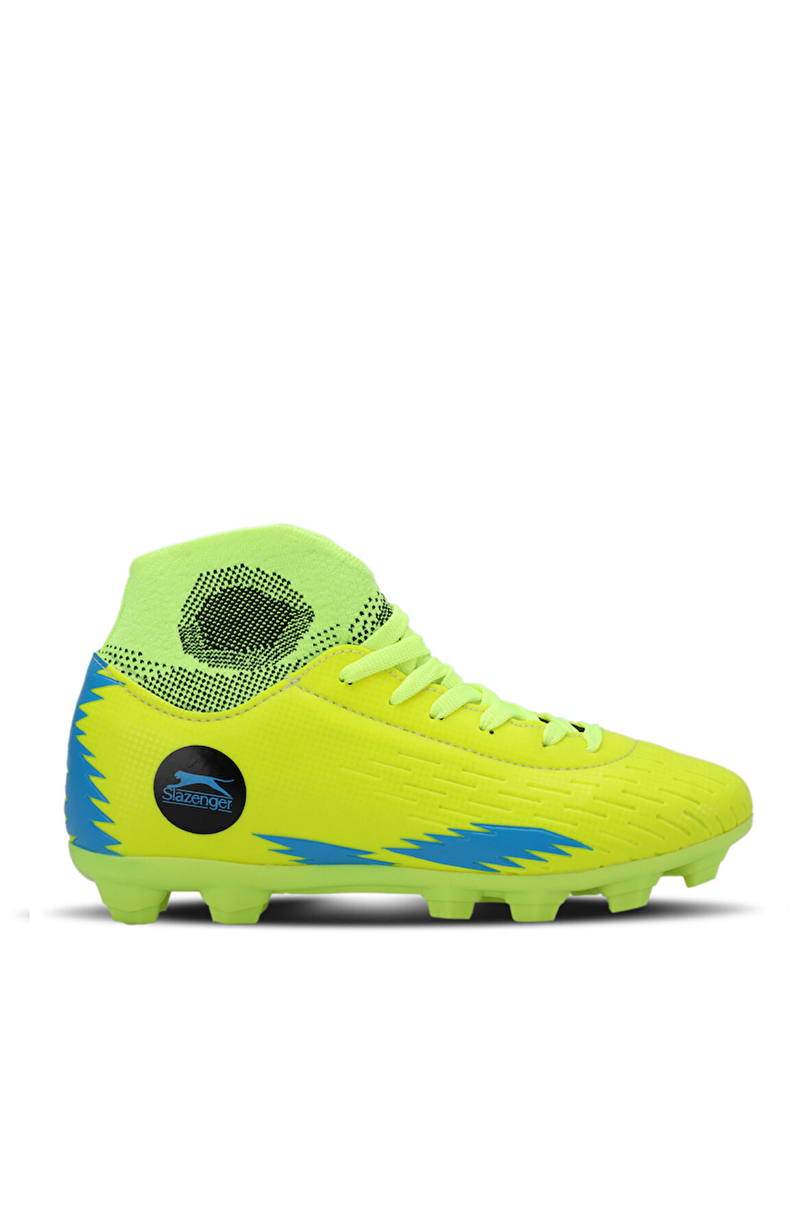Slazenger HADAS KRP Erkek Çocuk Futbol Ayakkabı Neon Sarı