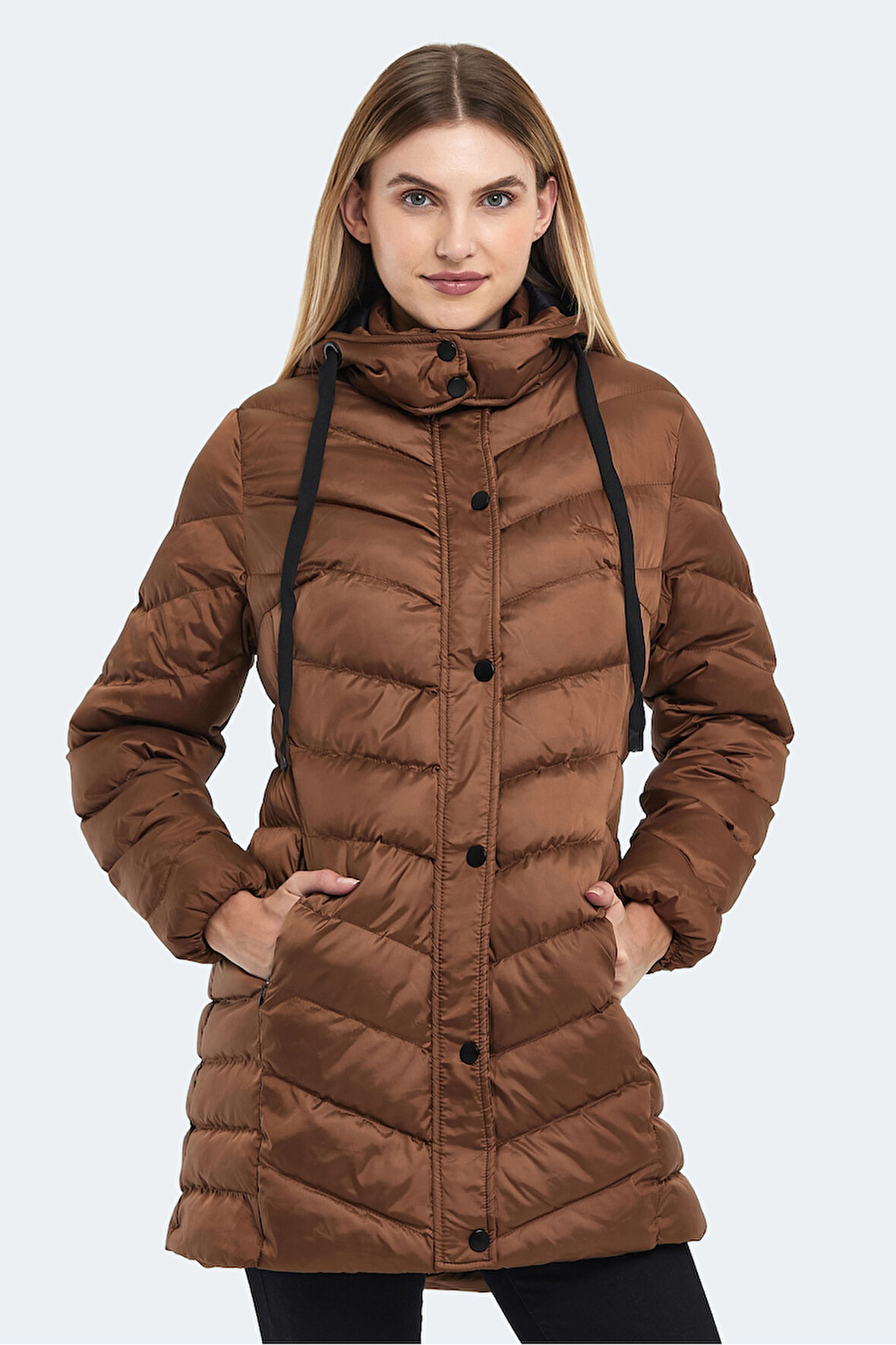Slazenger GWEN Kadın Mont &amp; Kaban Taba