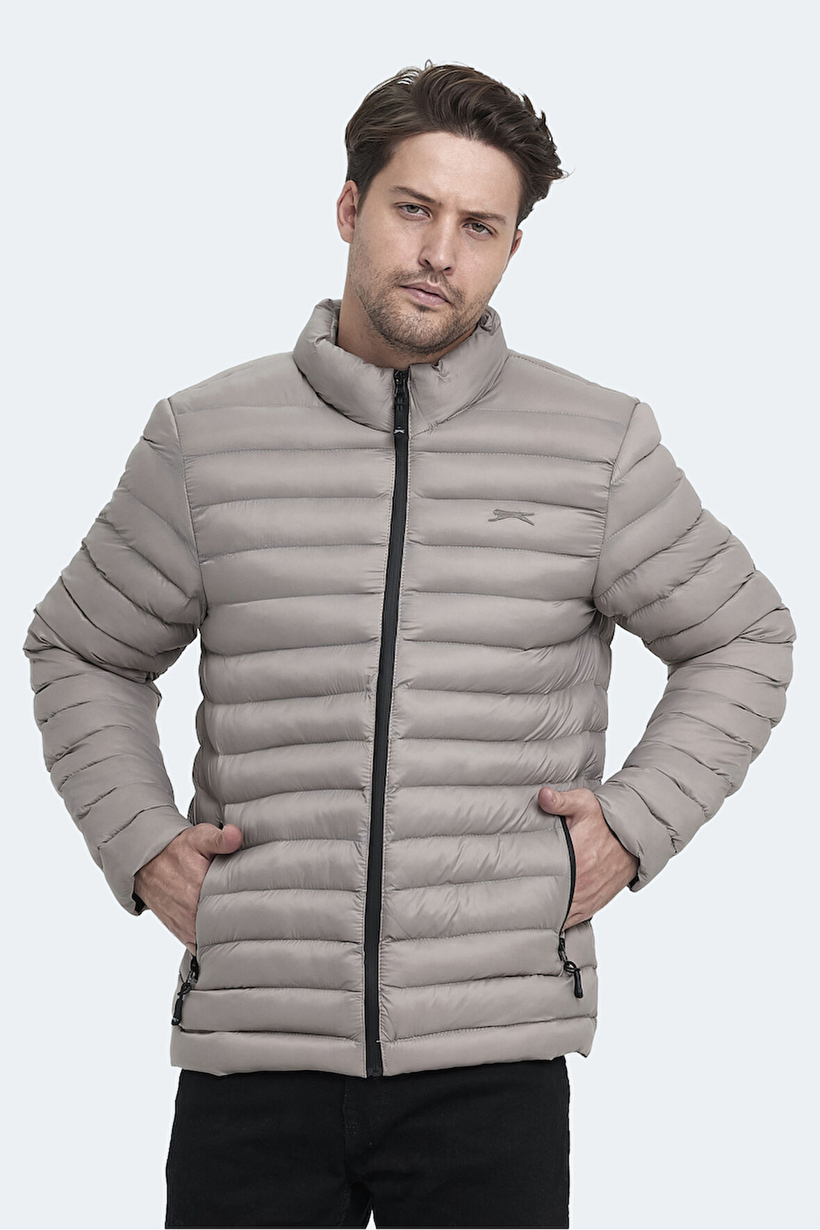 Slazenger HAYDEN IN Erkek Mont &amp; Kaban Taş Gri