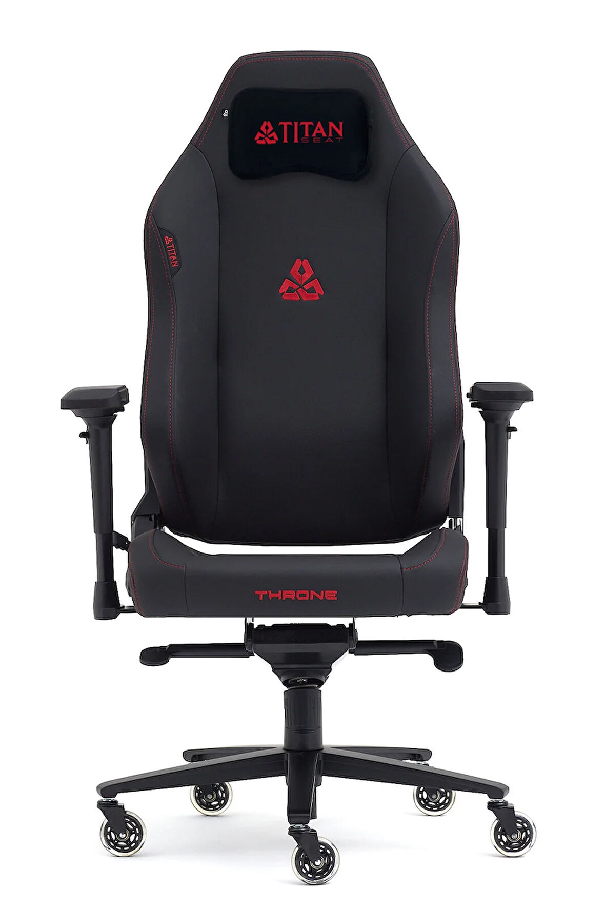 Titanseat Throne Leather Red Oyuncu Koltuğu
