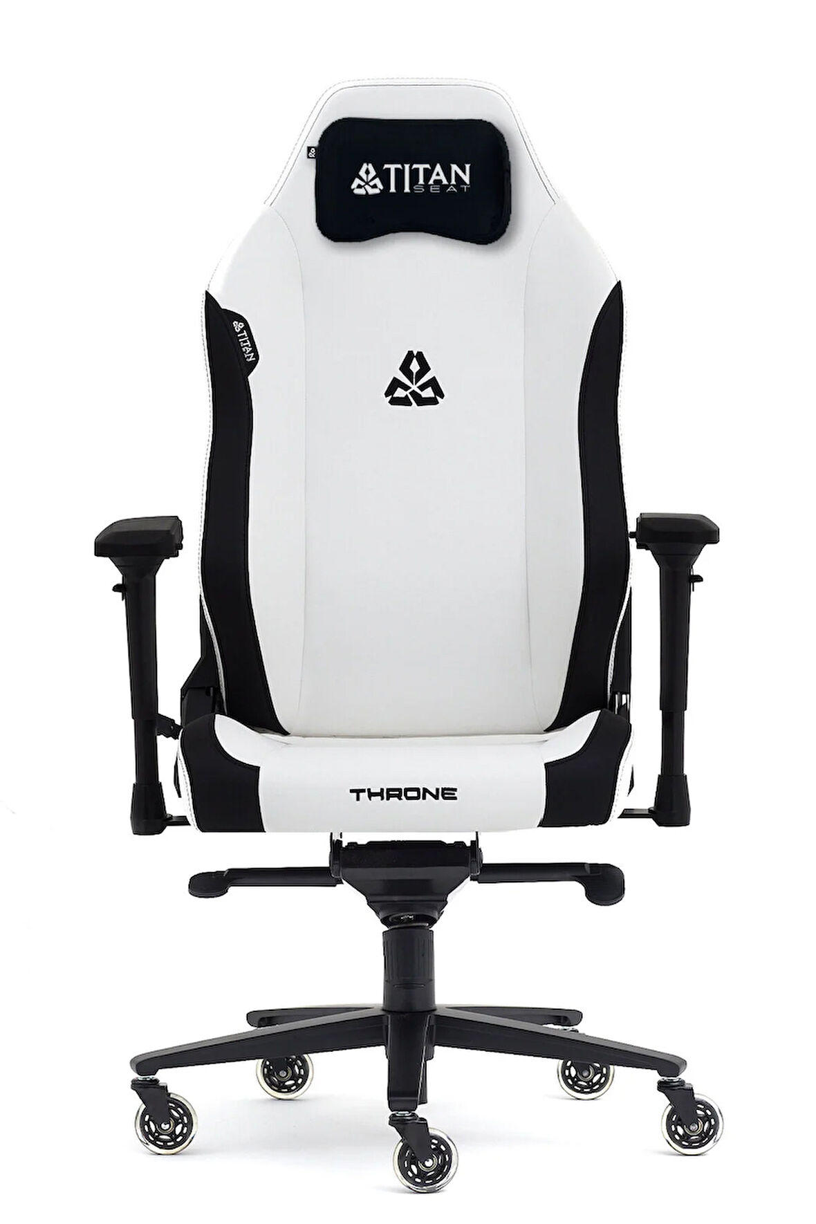Titanseat Throne Leather White Oyuncu Koltuğu