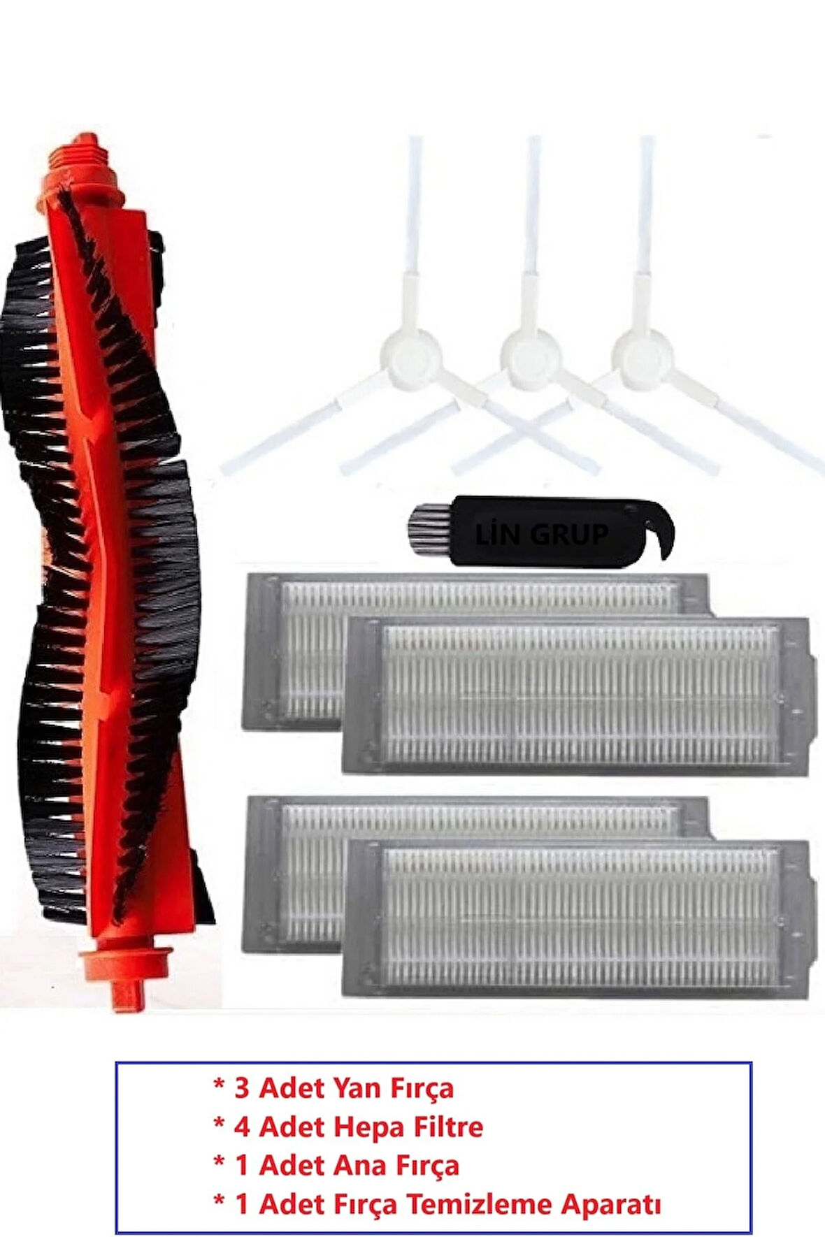 Xiaomi Mi Robot Vacuum STYTJ02YM S10 - S12 - Viomi V2 V3 uyumlu yedek parçaları