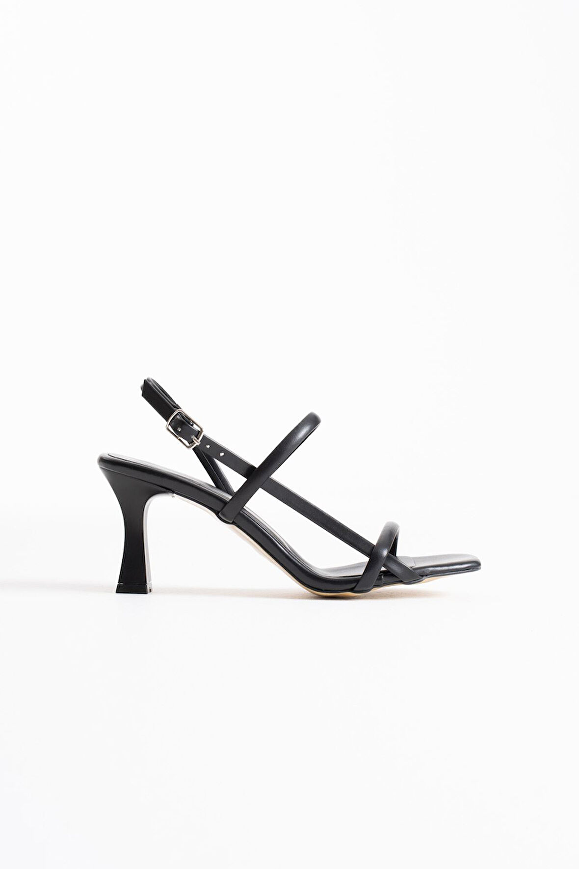 Monya Kadın Siyah Topuklu Sandalet
