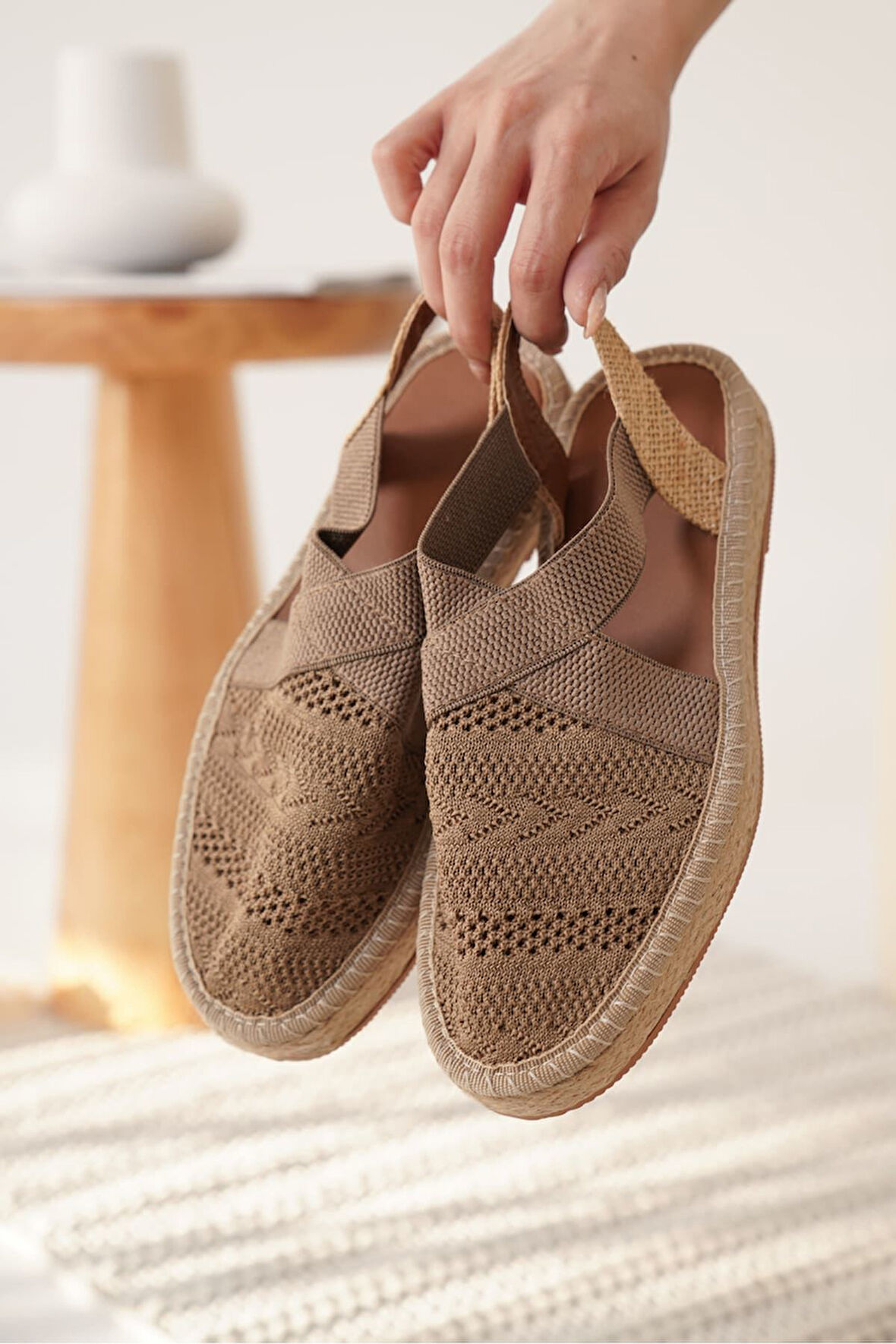 Rosa Kadın Vizon Espadril Ayakkabı