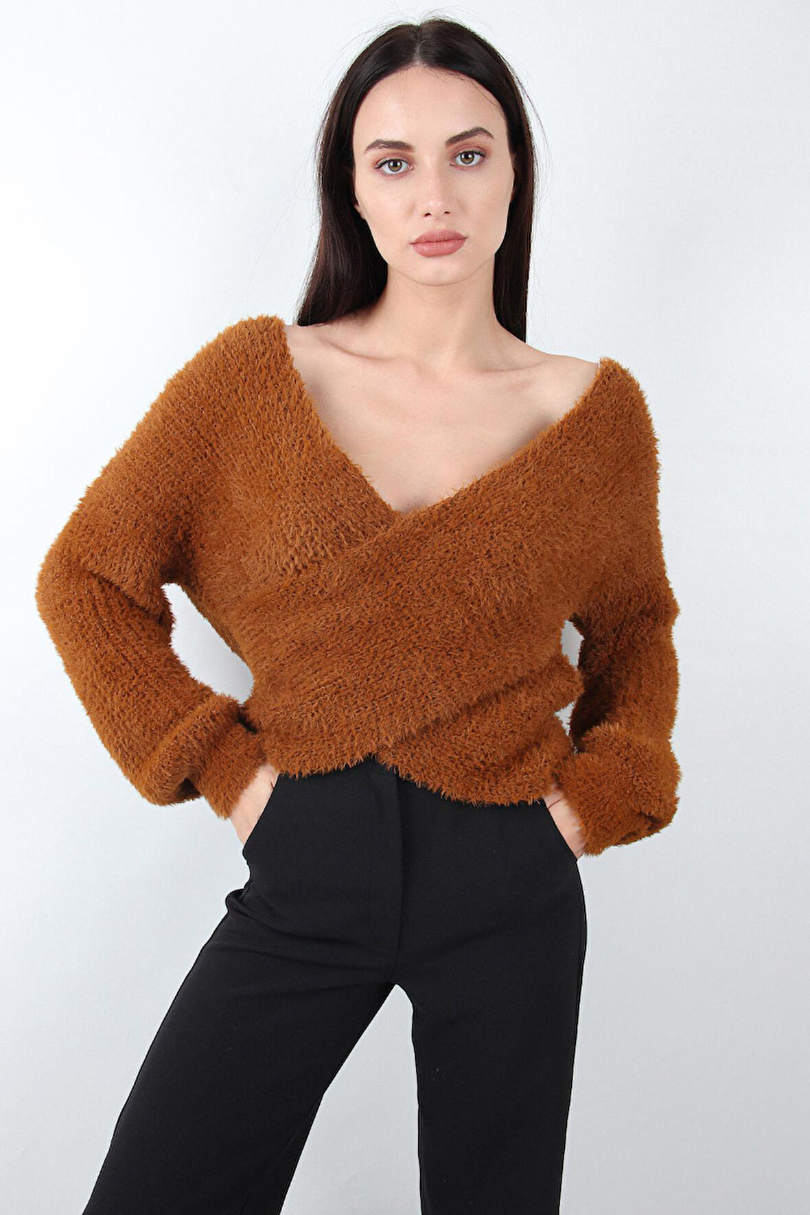 ALEXANDERGARDI SAKAL TRİKO BLUZ (B20-18835)