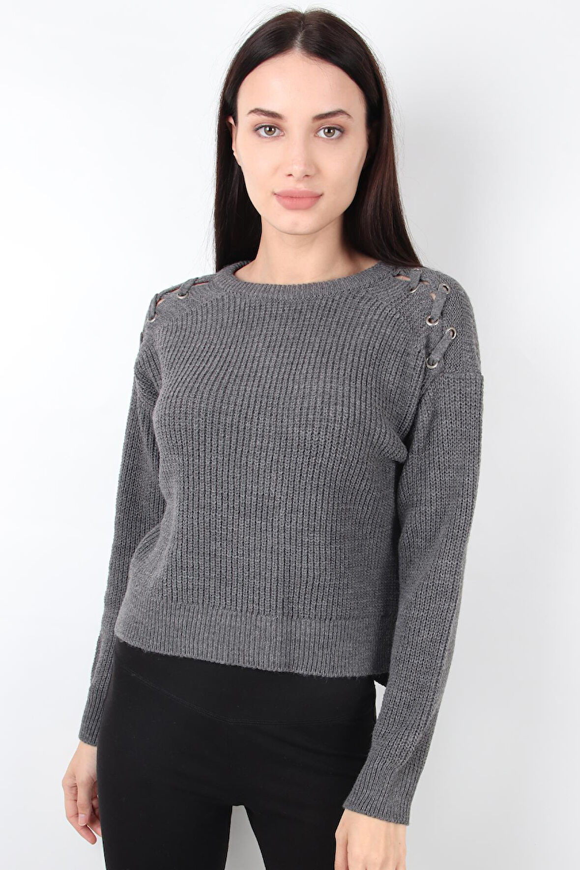 ALEXANDERGARDI OMUZ DETAYLI TRİKO KAZAK (B20-18837)