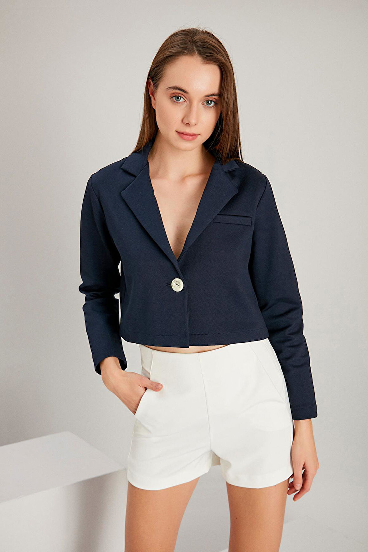 ALEXANDERGARDI CROP BLAZER CEKET (B21-21400)