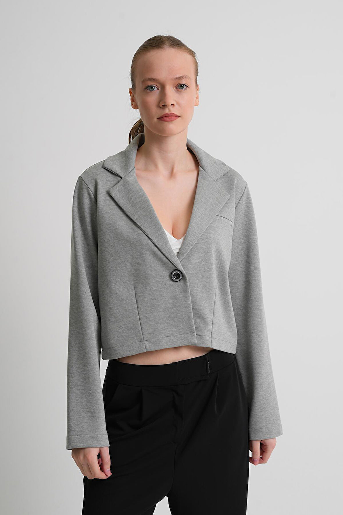 ALEXANDERGARDI Astarsız Crop Blazer Ceket