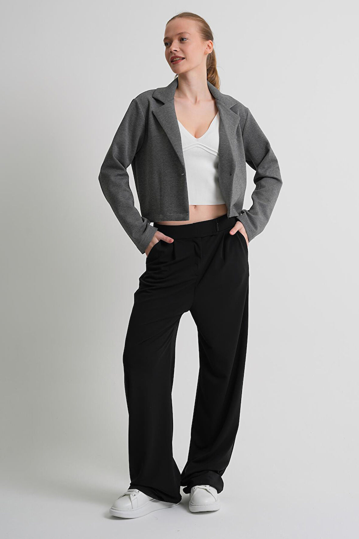 ALEXANDERGARDI Astarsız Crop Blazer Ceket