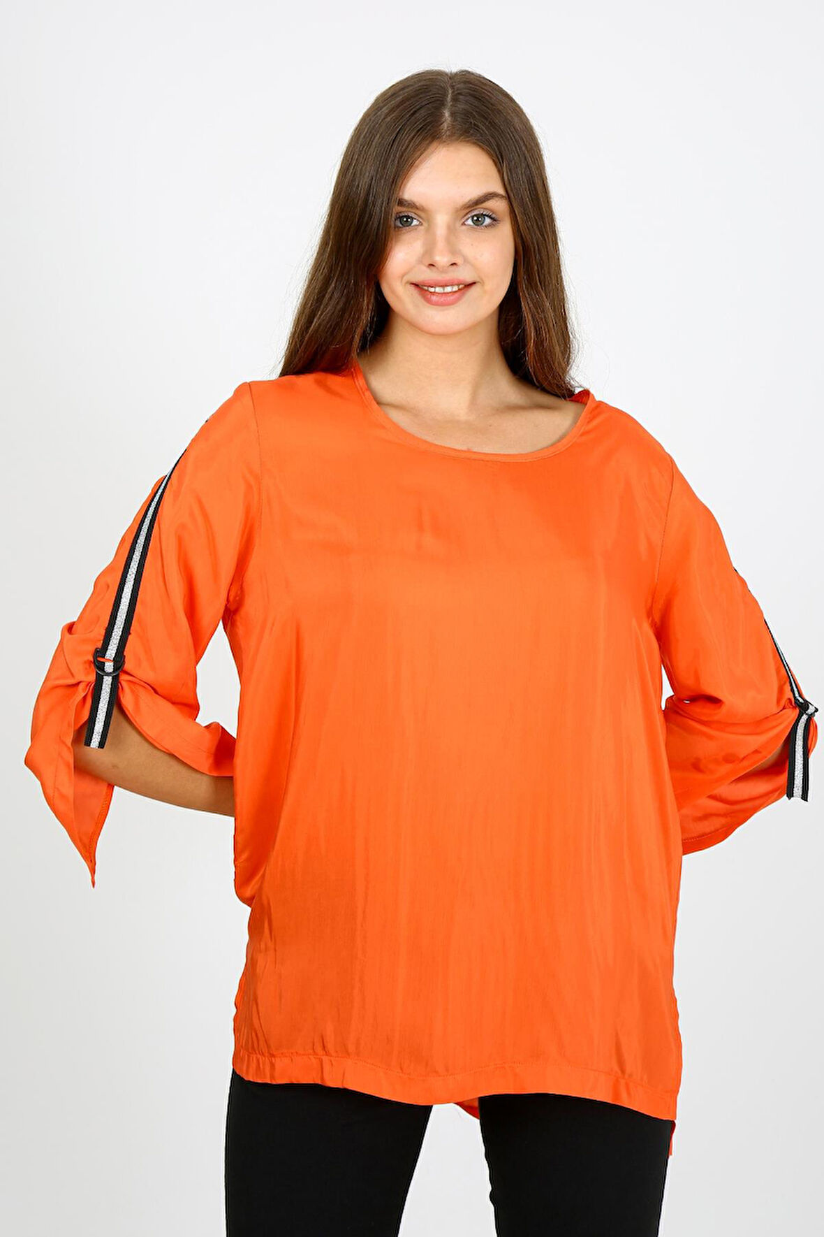 ALEXANDERGARDI KOLU AYARLANABİLİR BLUZ (B21-34500)
