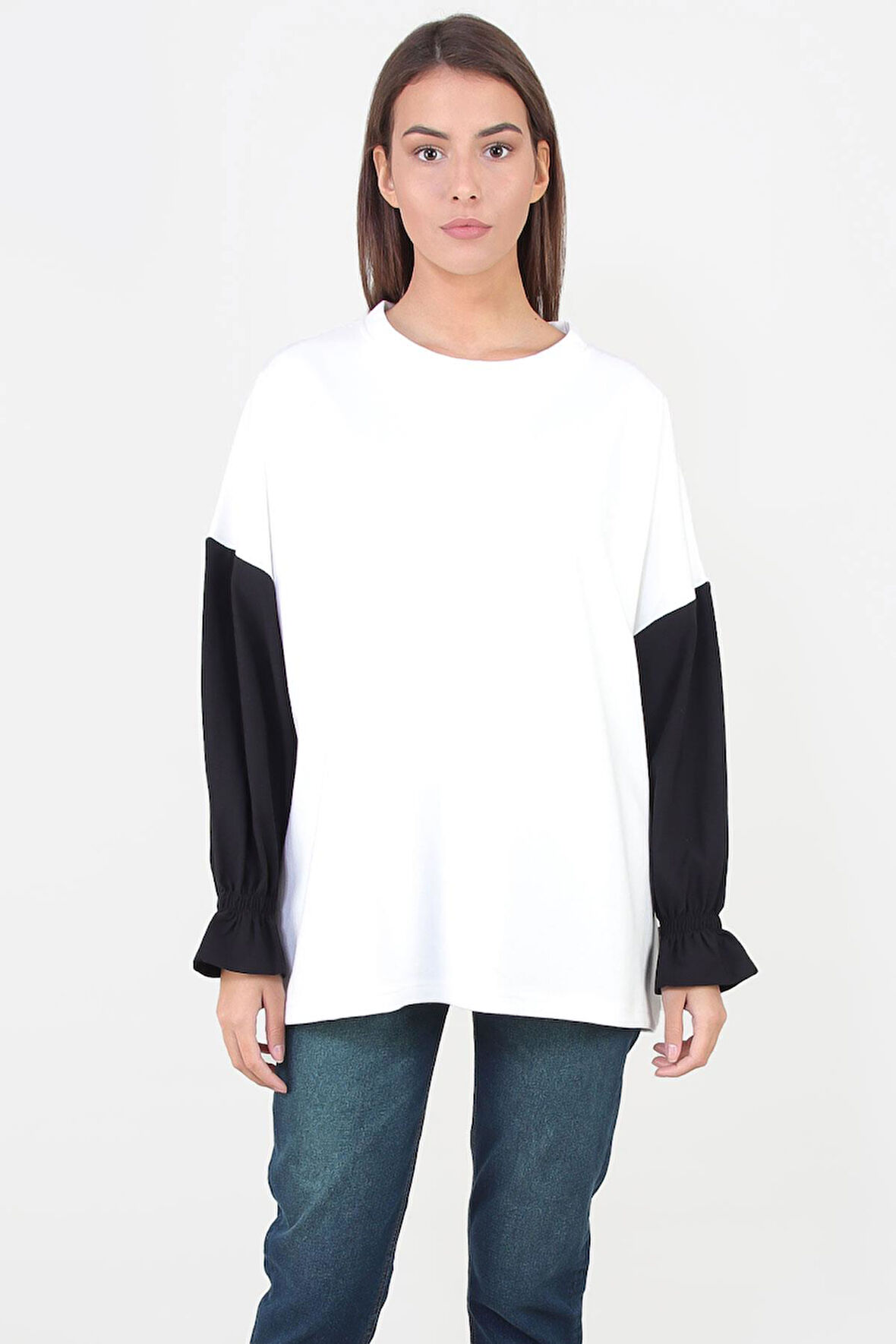 ALEXANDERGARDI KOL DETAYLI SWEATSHIRT (B21-500801)