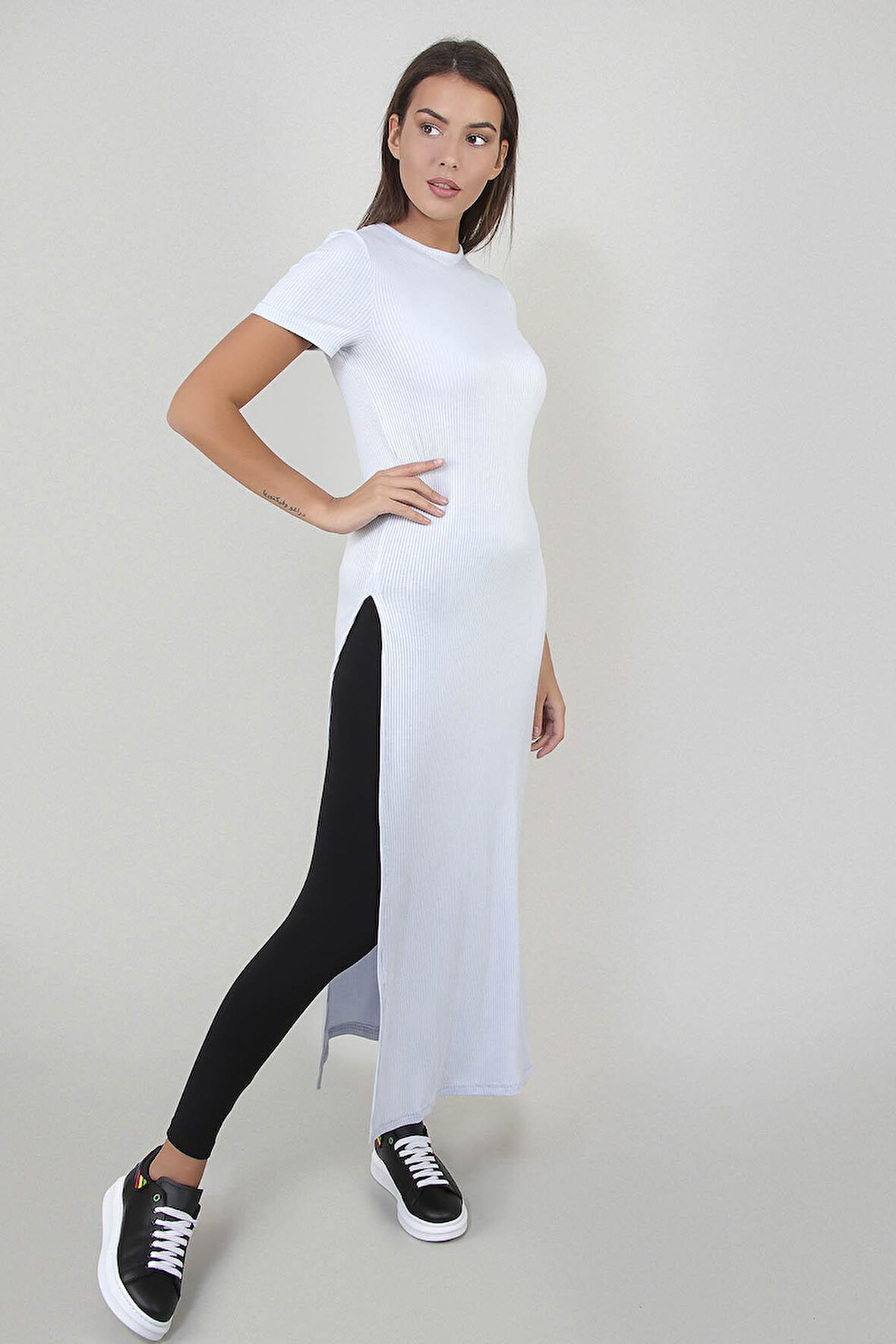 ALEXANDERGARDI DERİN YIRTMAÇLI TUNİK (B21-701600)