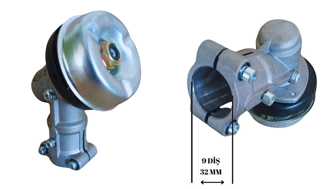 MOTORLU TIRPAN REDİKTÖR OLEOMAC BCH50T 32 MM 9 DİŞ ORJİNAL