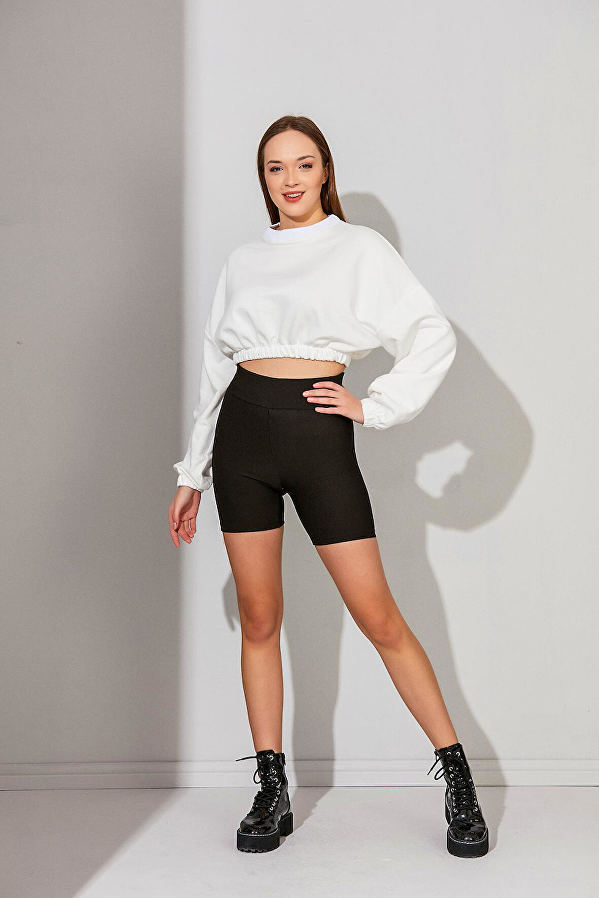 ALEXANDERGARDI CROP SWEATSHİRT (B22-110A01)