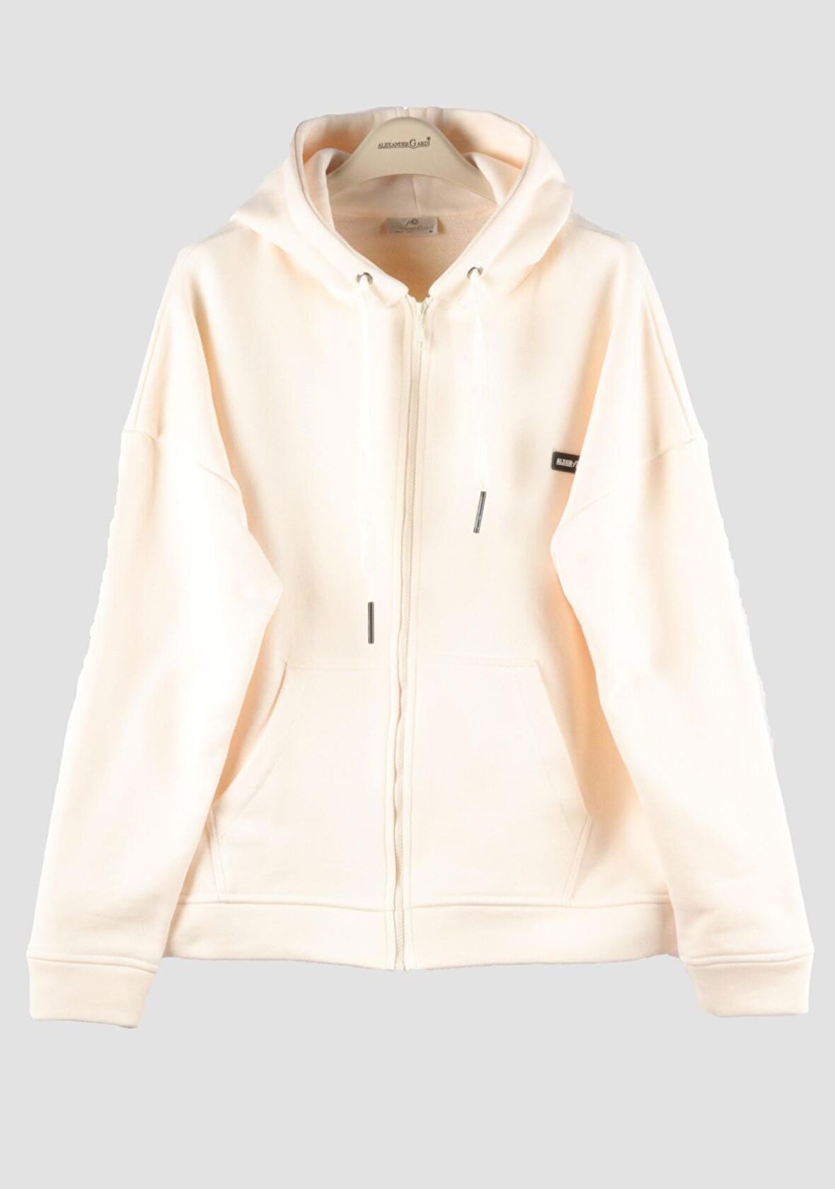 ALEXANDERGARDI FERMUARLI KAPÜŞONLU SWEATSHİRT (UN-501403)
