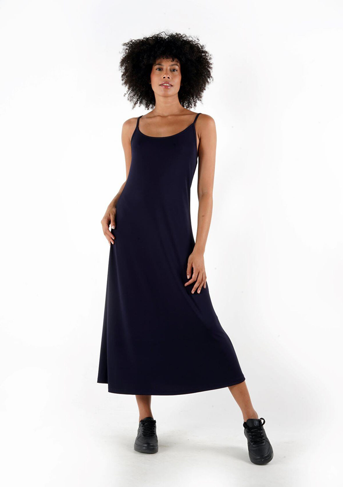 ALEXANDERGARDI İNCE ASKILI MIDI BOY ELBİSE (B24-005206)