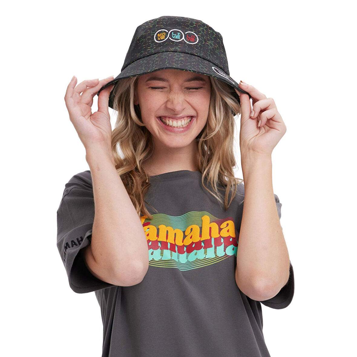 MOVE LIVE LOVE Unisex Kova Şapka Yetişkinler