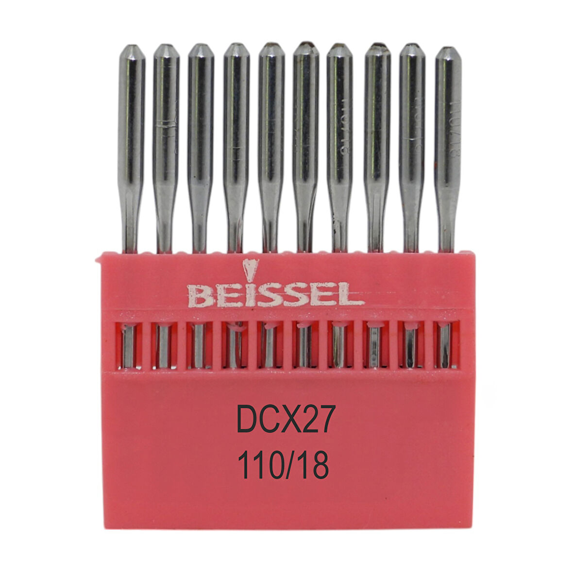 Beissel B27 Sanayi Tipi Overlok Makinesi İğnesi 18/110 Numara SES uçlu 10 Adet (1 Paket)