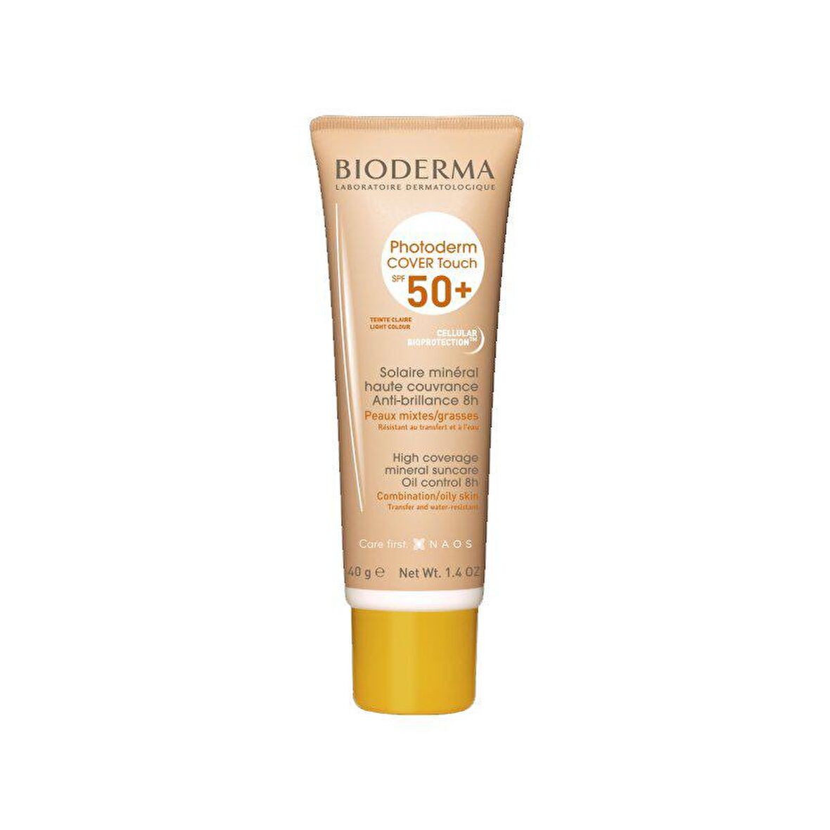Bioderma Photoderm Cover Touch 50 Faktör Tüm Cilt Tipleri İçin Renkli Güneş Koruyucu Krem 40 gr