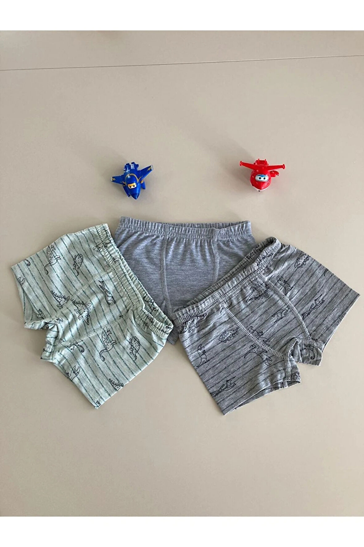 ELMAS Karışık Desen 3lü Erkek Çocuk Boxer Set B-61