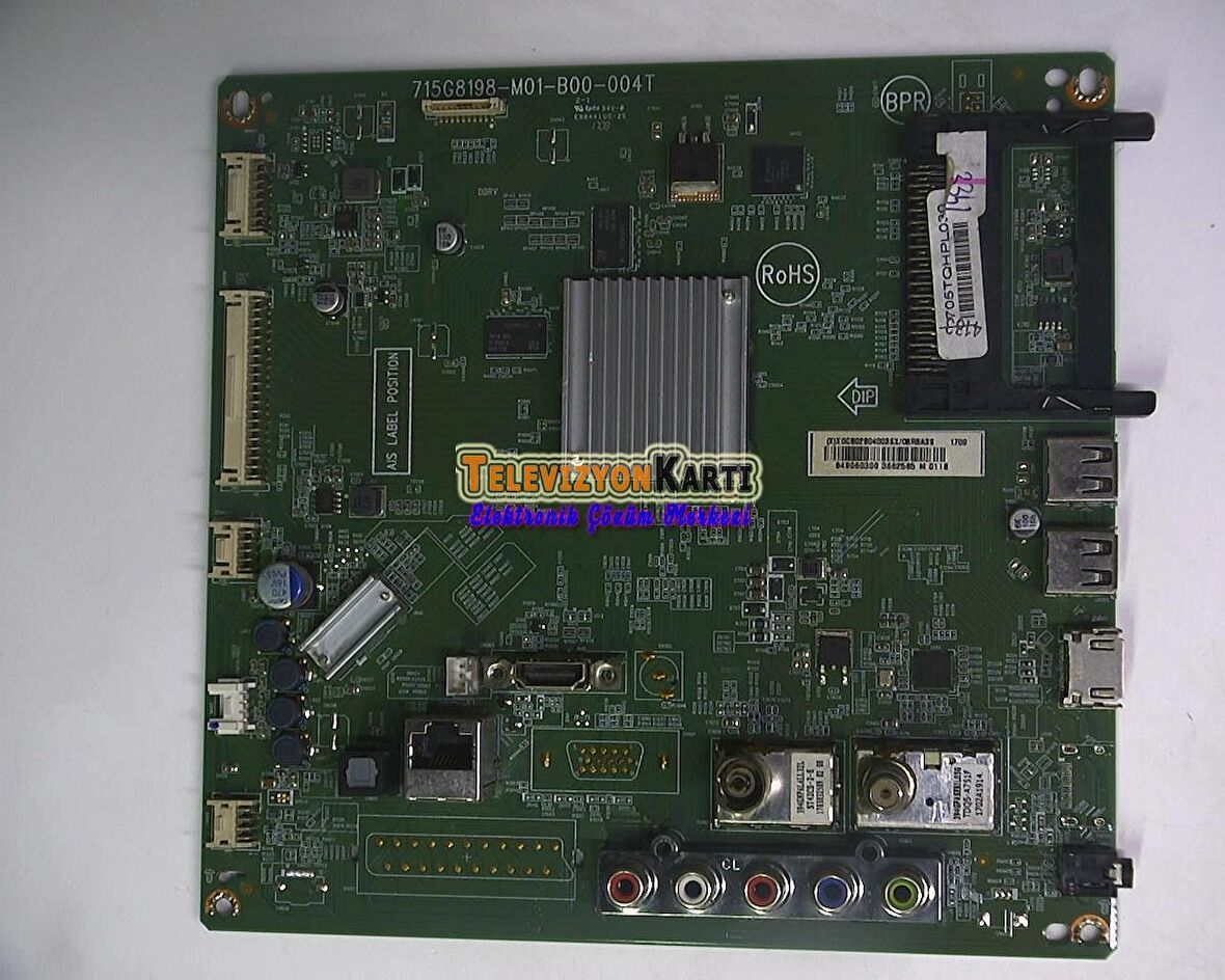 Philips 49PFS5302/12 Anakart 715G8198-M01-B00-004T 705TQHPL030