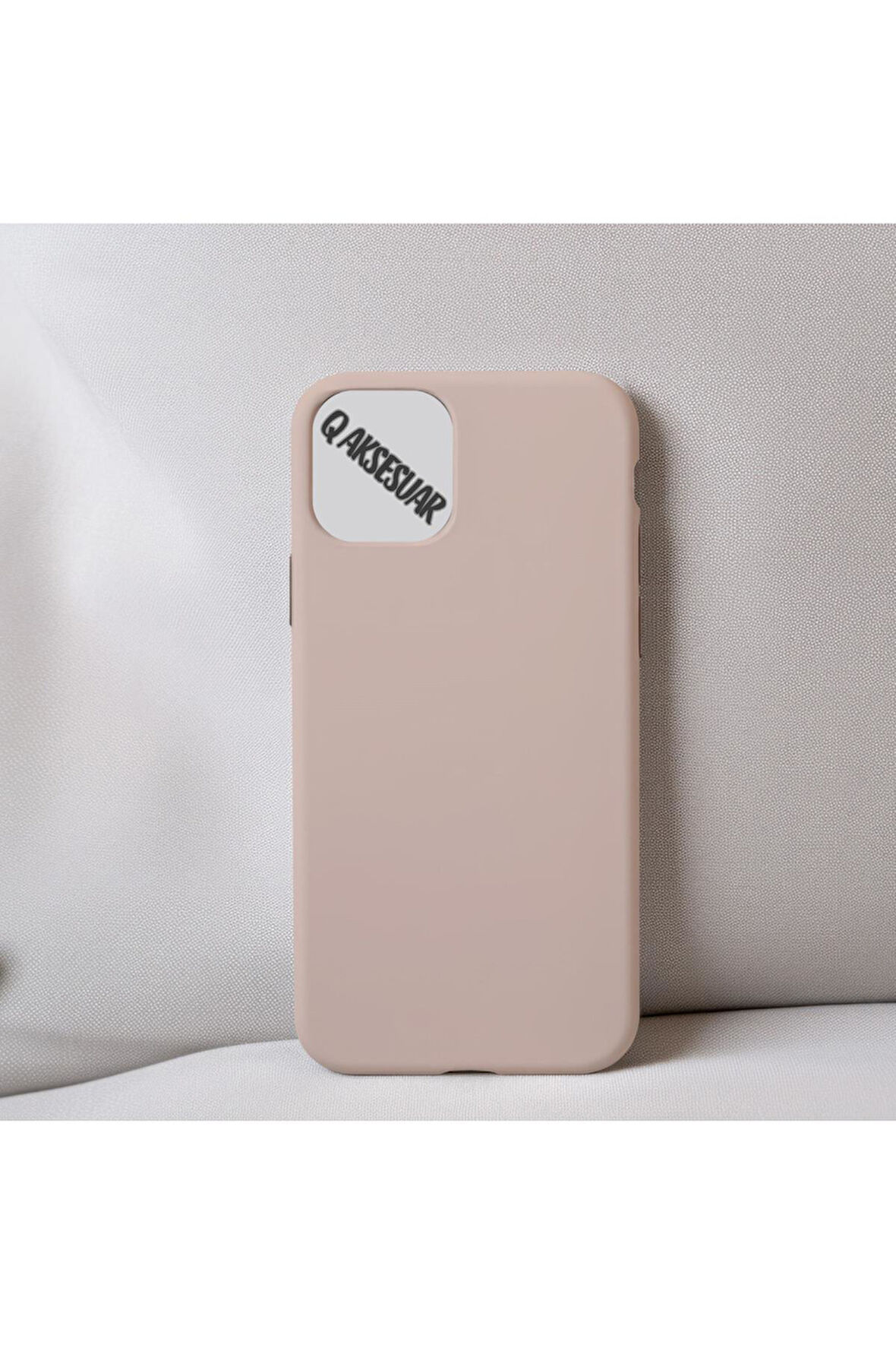 İphone 12 Pro Max Uyumlu Içi Kadife Silikon Lansman Kılıf Yumuşak Doku Hissi