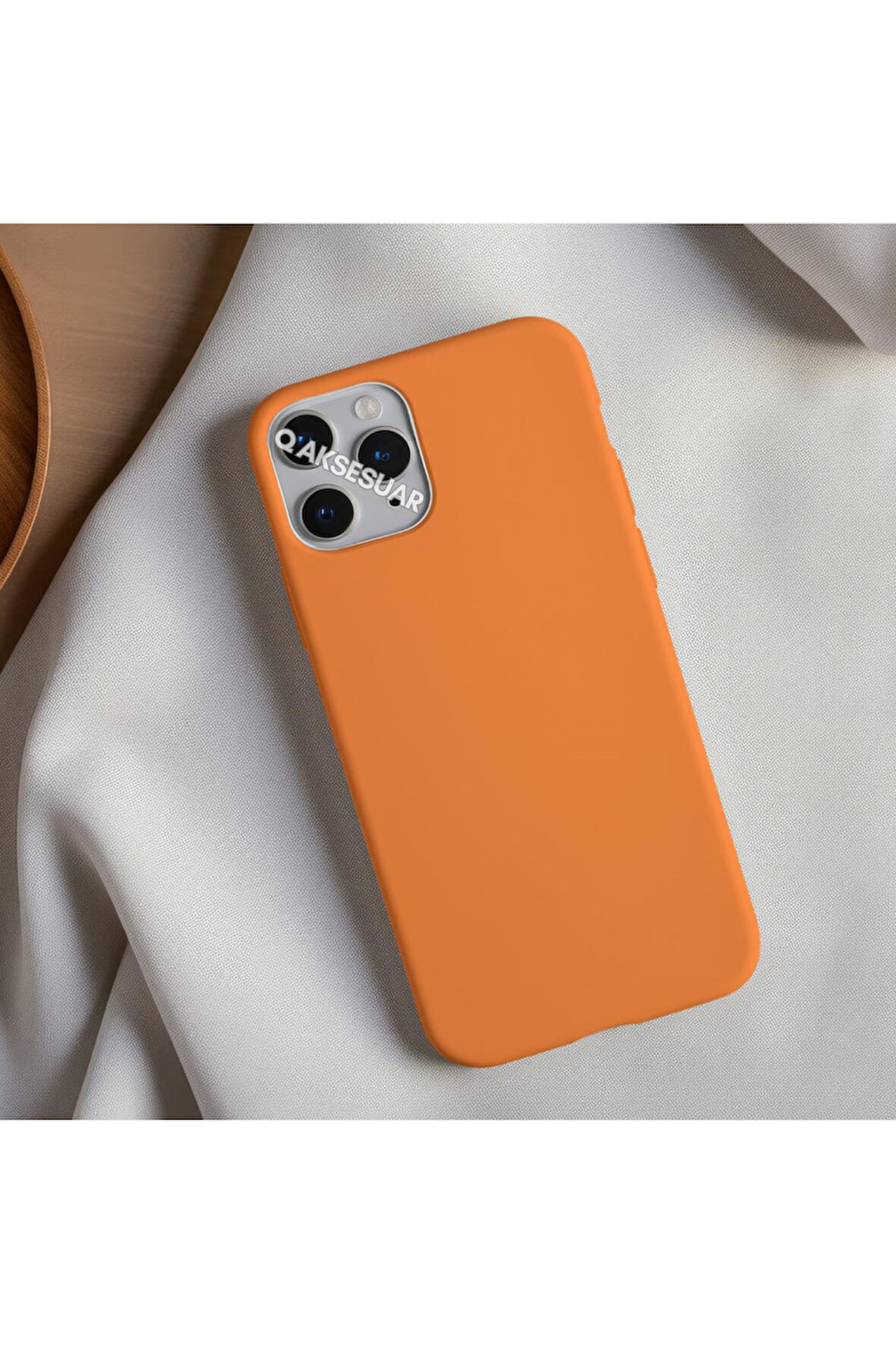 İphone 12 Pro Max Uyumlu Içi Kadife Lansman Silikon Kılıf Yumuşak Doku Hissi Kapak