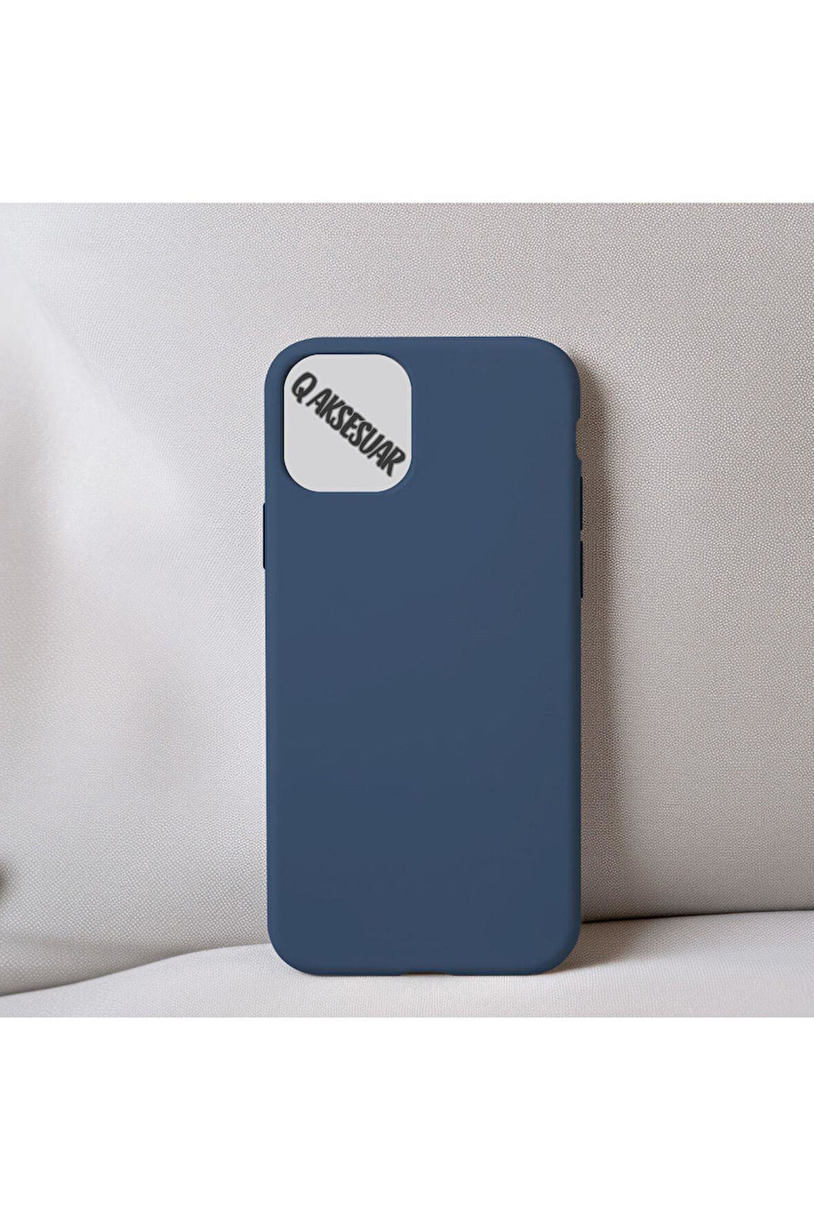 İphone 14 Plus Uyumlu Içi Kadife Silikon Lansman Kılıf Yumuşak Doku Hissi