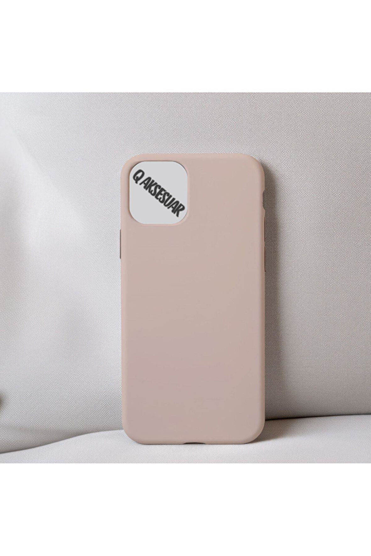 İphone 15 Pro Max Uyumlu Içi Kadife Silikon Lansman Kılıf Yumuşak Doku Hissi