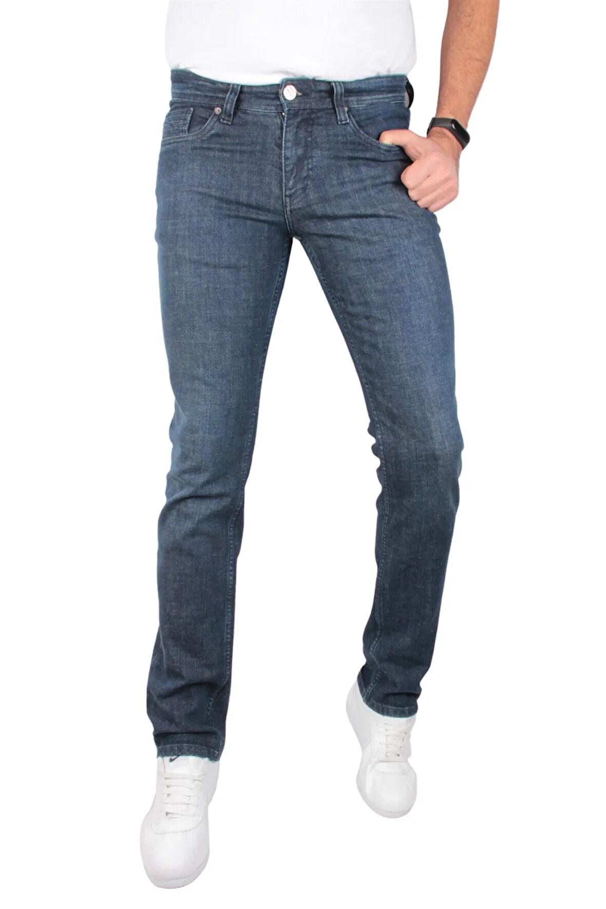 Erkek Mavi Kot Pantolon 1243