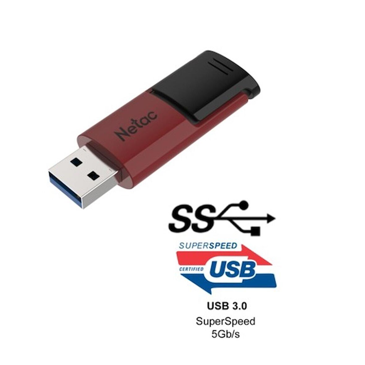 Netac U182 32GB USB3.0 NT03U182N-032G-30RE USB Bellek Standart