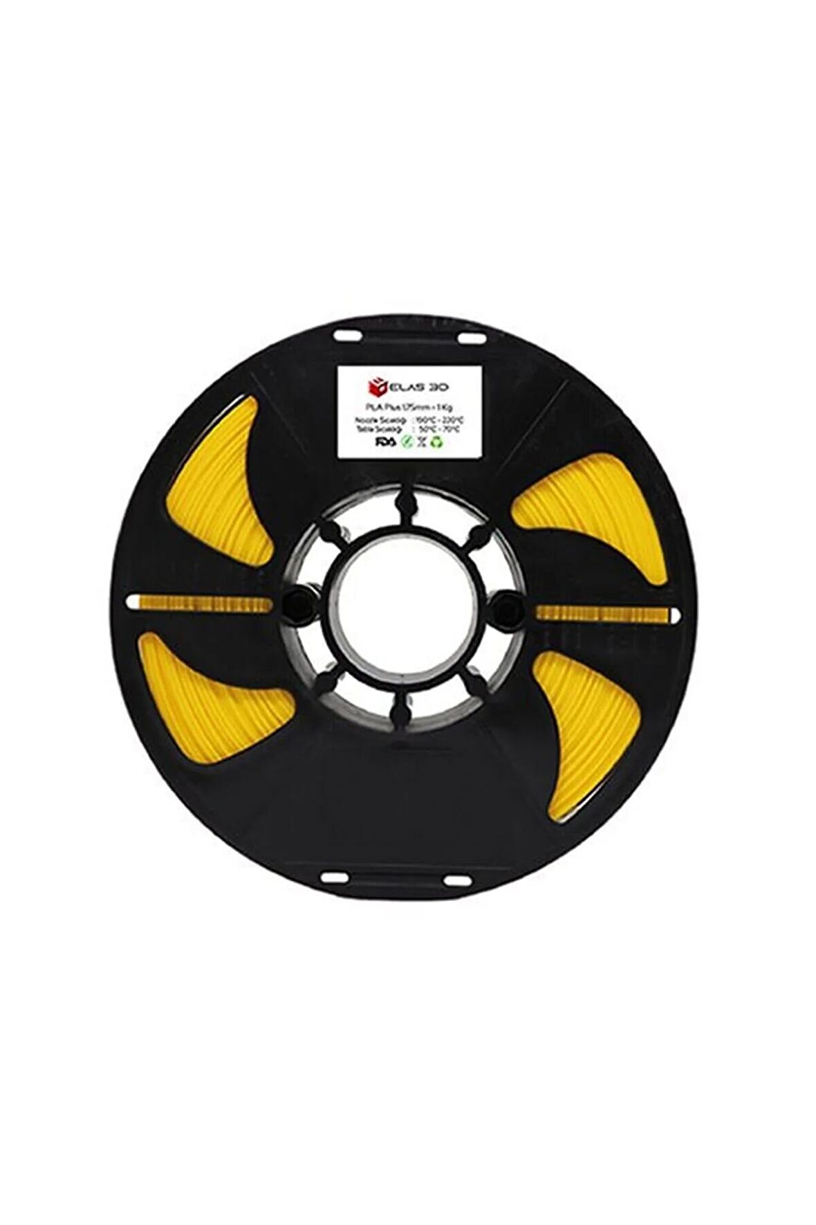 ELAS PLA Plus Filament Sarı 1.75mm 1kg Standart