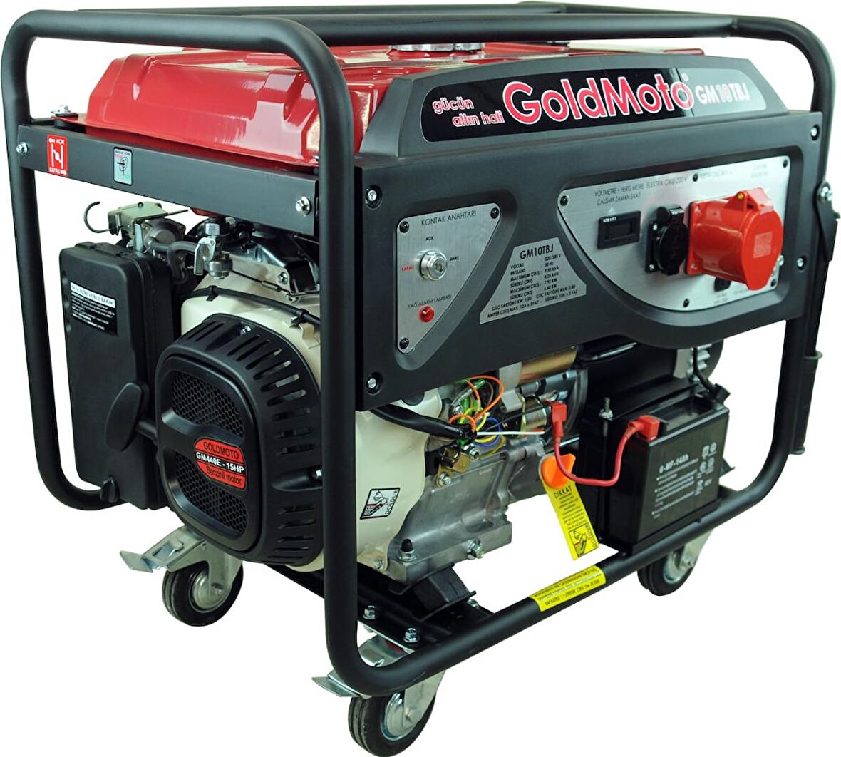 GoldMoto GM10TBJ Marşlı Trifaze 10 Kva Benzinli Jeneratör ATALARGM10TBJ