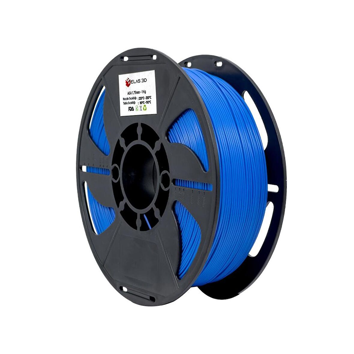 ELAS ASA Mavi  Filament 1.75mm 1kg Standart