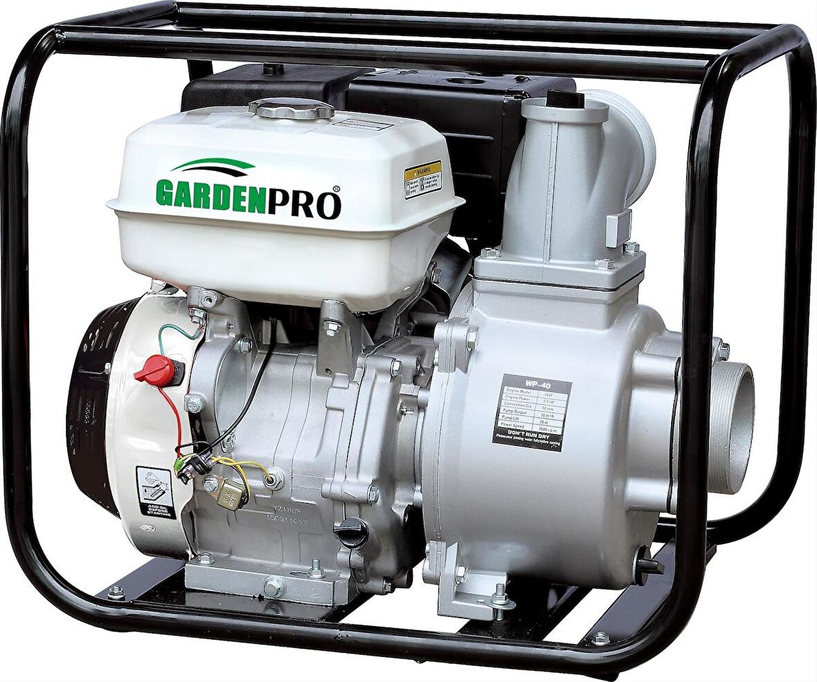 Garden Pro WP-40 Benzinli Su Motoru 13 Hp 4 Parmak